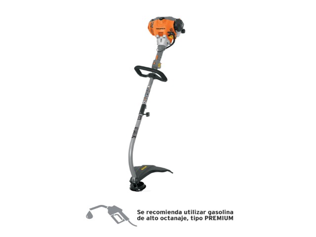 DESBROZADORA A GASOLINA 26CC MANGO TIPO “D”, 17″CORTE, CURVA  12496