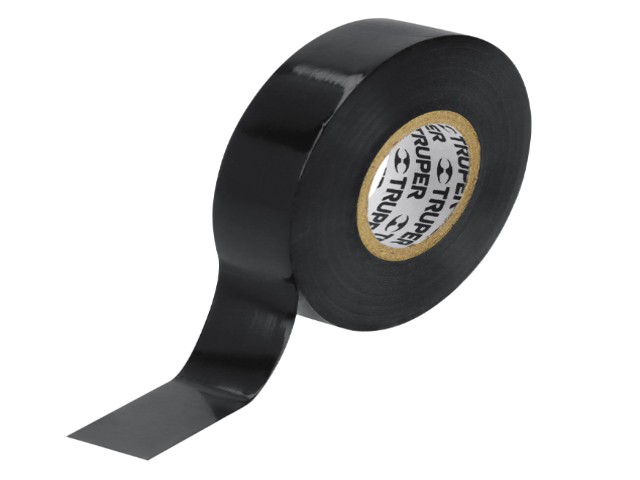 CINTA DE AISLAR DE 18 M X 19 MM, NEGRA, TRUPER  12500