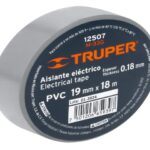 CINTA DE AISLAR DE 18 M X 19 MM, GRIS, TRUPER  12507