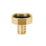 CONECTOR 1/2" HEMBRA DE LATÓN SÓLIDO PARA MANGUERA, TRUPER   12700
