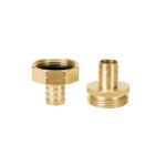 CONECTORES 1/2" MACHO Y HEMBRA DE LATÓN SÓLIDO PARA MANGUERA  12704