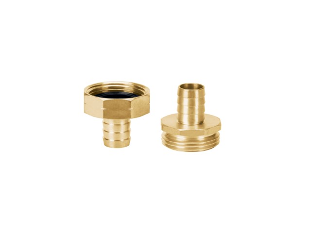 CONECTORES 1/2″ MACHO Y HEMBRA DE LATÓN SÓLIDO PARA MANGUERA  12704