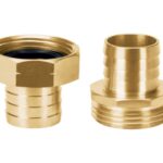 CONECTORES 3/4" MACHO Y HEMBRA DE LATÓN SÓLIDO PARA MANGUERA   12708