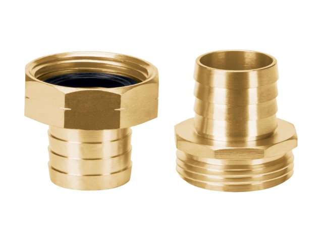 CONECTORES 3/4″ MACHO Y HEMBRA DE LATÓN SÓLIDO PARA MANGUERA   12708