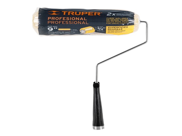 RODILLO PARA PINTAR 9 X 3/4 SUPERFICIES RUGOSAS, TRUPER  13877