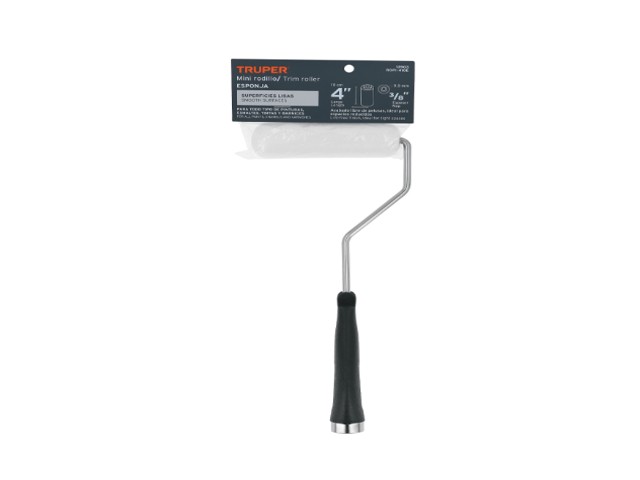 MINI RODILLO PARA PINTAR 4″ X 3/8″ DE ESPONJA, TRUPER  13903