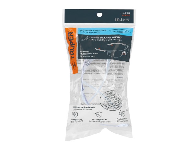 LENTES DE SEGURIDAD TRANSPARENTES, TRUPER ULTRALITE 14293 - Image 2