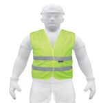 CHALECO DE SEGURIDAD VERDE CON CINTAS DE ALTA VISIBILIDAD  14425