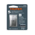 BLÍSTER CON 5 NAVAJAS DE REPUESTO PARA RASP-3,2 Y , TRUPER  16952