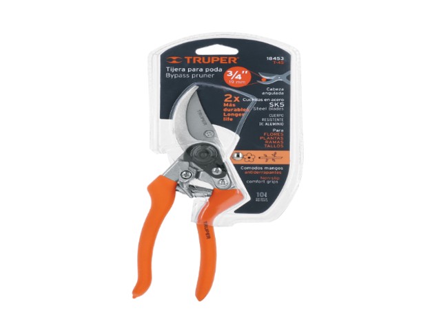 TIJERA PARA PODA 8" DE ALUMINIO CUCHILLA DE PASO, TRUPER 18453 - Image 2