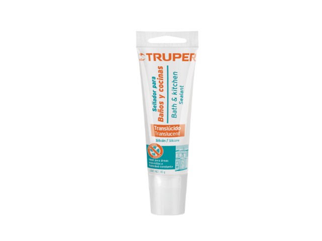 SELLADOR TRANSLÚCIDO PARA BAÑOS Y COCINAS, 85 G, TRUPER     18567