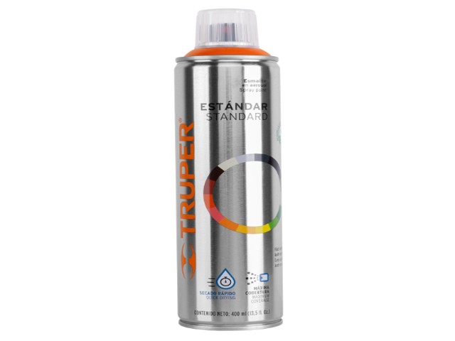 PINTURA EN AEROSOL, NARANJA, BOTE ESBELTO, 400 ML  19037