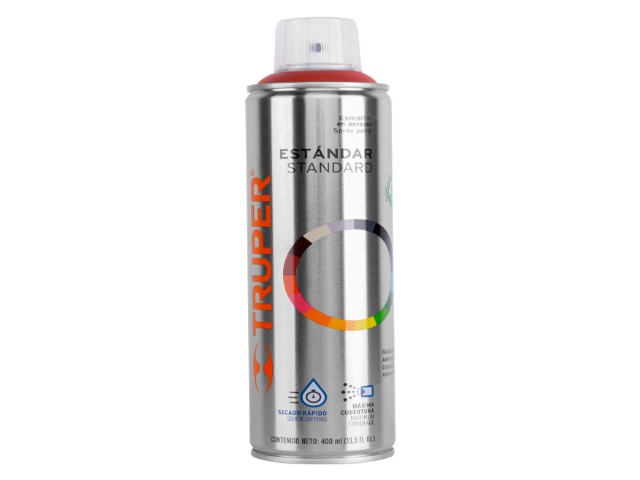 PINTURA EN AEROSOL, ROJO PRIMARIO, BOTE ESBELTO, 400ML  19055