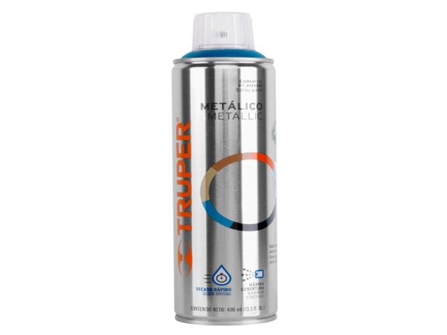 PINTURA EN AEROSOL, AZUL METÁLICO, BOTE ESBELTO, 400 ML  19060