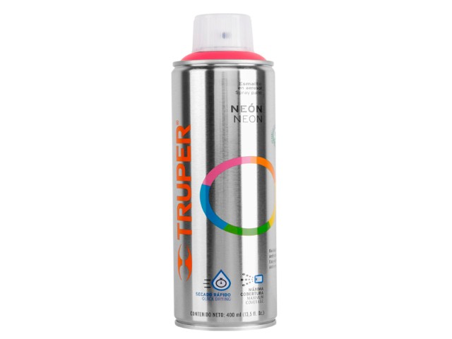 PINTURA EN AEROSOL, ROSA NEÓN, BOTE ESBELTO, 400 ML  19074