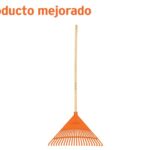 ESCOBA PLÁSTICA PARA JARDÍN, RÍGIDA, 22 DIENTES, MANGO 48"    19786