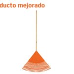 ESCOBA PLÁSTICA PARA JARDÍN, FLEXIBLE, 26 DIENTES, MANGO 48"   19787