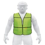 CHALECO DE SEGURIDAD, USO DE DÍA, VERDE, PRETUL  21024