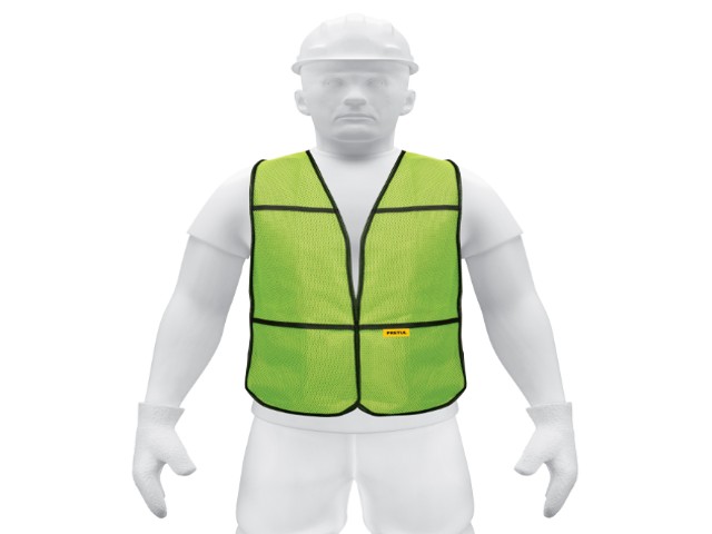 CHALECO DE SEGURIDAD, USO DE DÍA, VERDE, PRETUL  21024