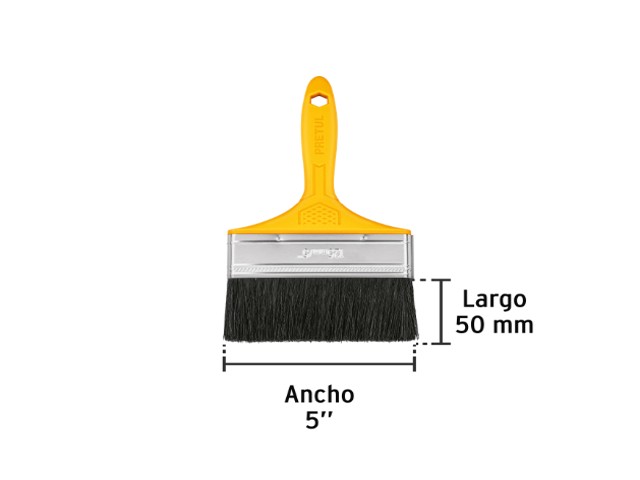 BROCHA USO GENERAL DE 5 CON MANGO DE PLASTICO, PRETUL 21530 - Image 2