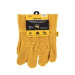 GUANTES DE CARNAZA, CORTOS, PRETUL  23262
