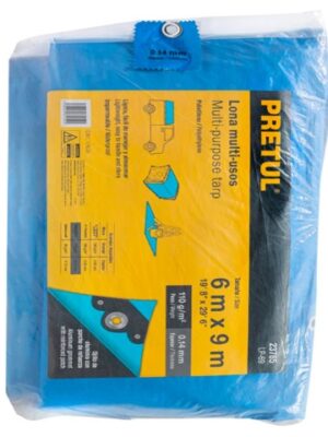 LONA 6 X 9 M, AZUL, PRETUL  23785