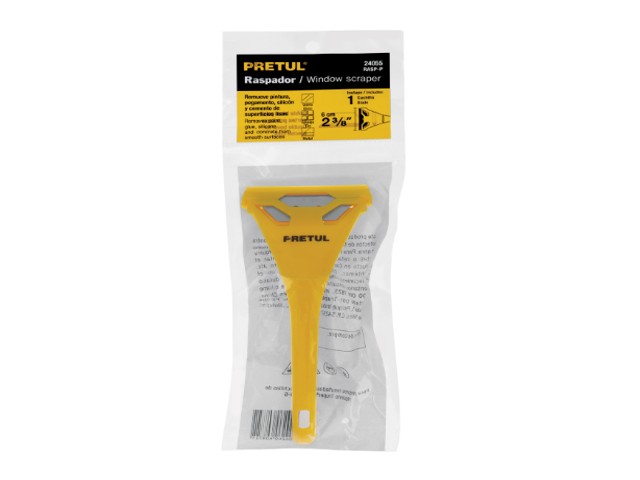 RASPADOR PLÁSTICO CON NAVAJA DE 2-3/8″, PRETUL  24055