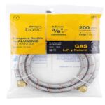 MANGUERA PARA GAS, ALUMINIO, 3/8 FLARE, 200 CM, FOSET BASIC  24063