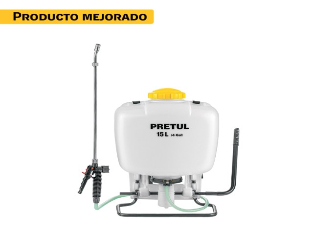 FUMIGADOR DE 15 L MANUAL DE MOCHILA, PRETUL    24583