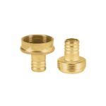 JUEGO CONECTORES 1/2" MACHO/HEMBRA DE LATÓN LAMINADO, PRETUL  26032