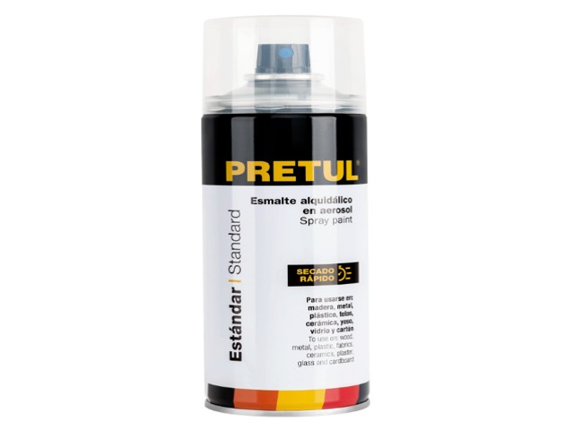 PINTURA EN AEROSOL, TRANSPARENTE, 400ML, PRETUL  27176