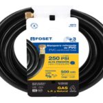 MANGUERA PARA GAS, PVC NEGRA, 3/8"X5 M, C/CONEXIÓN, FOSET  40079