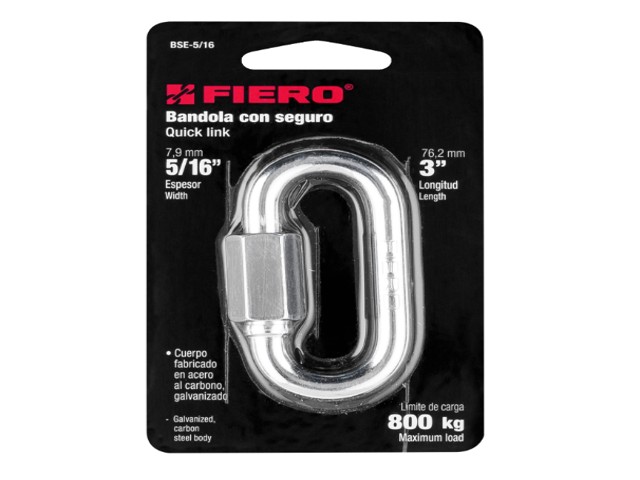 BANDOLA DE ACERO DE 5/16″ CON SEGURO, FIERO  44023