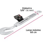 TENSOR FORJADO 5/8" GANCHO-ARGOLLA, FIERO  44068