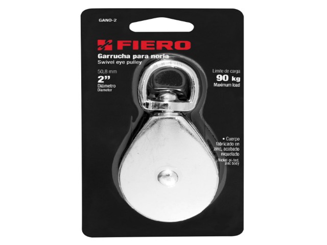 GARRUCHA METÁLICA PARA NORIA DE 2″, FIERO  44116