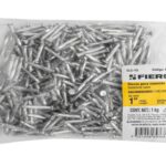 BOLSA CON 1 KG DE CLAVOS PARA CONCRETO GALVANIZADOS 1"  44121