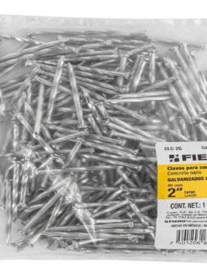 BOLSA CON 1 KG DE CLAVOS PARA CONCRETO GALVANIZADOS 2"  44123