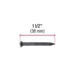 BOLSA CON 1 KG DE CLAVOS PARA CONCRETO NEGROS 1-1/2", FIERO  44132