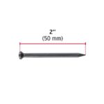 BOLSA CON 1 KG DE CLAVOS PARA CONCRETO NEGROS 2", FIERO   44133