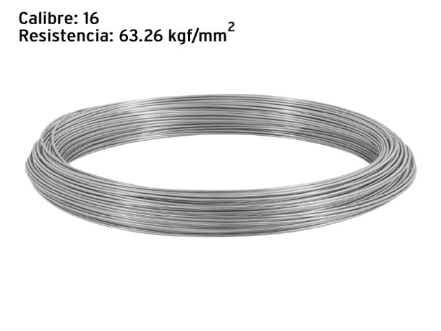 KILO DE ALAMBRE GALVANIZADO, CALIBRE 16, FIERO  44467