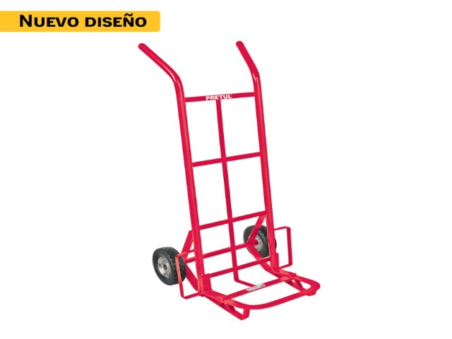 DIABLO DE CARGA DE 200 KG, RUEDAS SÓLIDAS, BALERO SENCILLO  44476