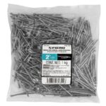 BOLSA CON 1 KG DE CLAVO ESTÁNDAR 2" SIN CABEZA, FIERO  44497