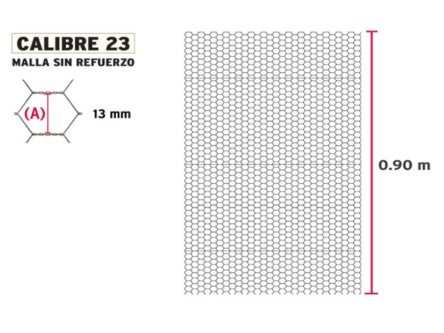 METRO MALLA HEXAGONAL, 13MM X 0.90 M 44655XM - Image 2