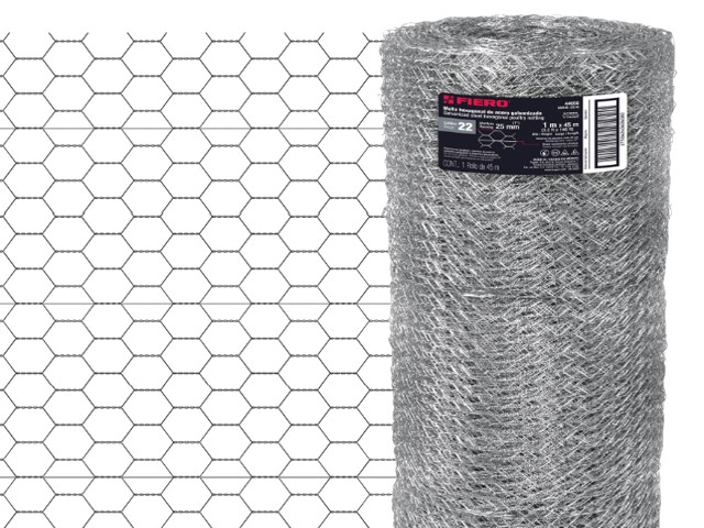 METRO MALLA HEXAGONAL, 25MM X 1.00M   44656XM