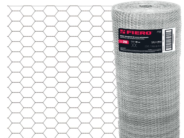 METRO MALLA HEXAGONAL, 38MM X 1.50M  44660XM