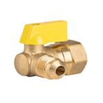 VALVULA CONTROL ANGULAR P/GAS, 3/8X1/2 TRUPER  44819