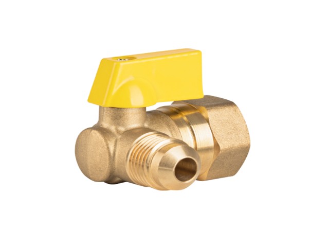 VALVULA CONTROL ANGULAR P/GAS, 3/8X1/2 TRUPER  44819