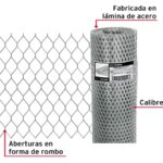METRO MALLA PLAFÓN MODELO 500, 0.90 ALT  44980XM