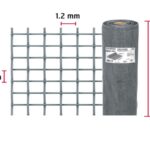 METRO MALLA MOSQUITERA FIBRA DE VIDRIO GRIS DE 30 M X 1.2 M  44982XM