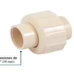 TUERCA UNIÓN LISA DE CPVC 3/4", FOSET  45056